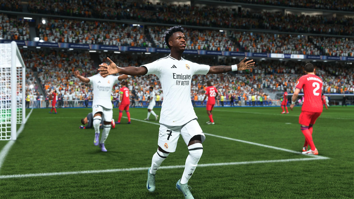 Vinicius Junior, as seen in EA FC 25.
